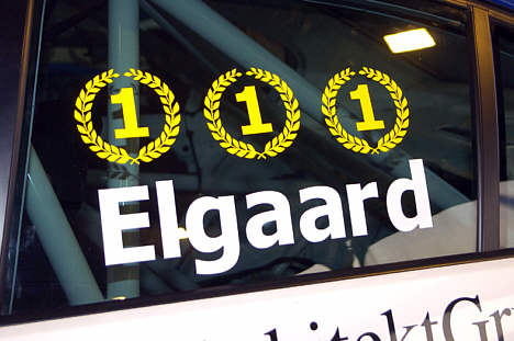 Elgaard vandt sin tredie titel på stribe.